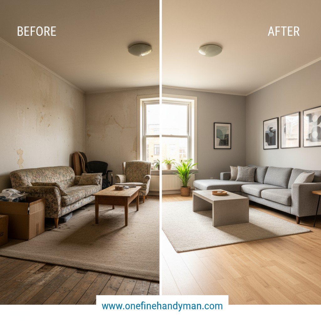 Pre-Sale Home Improvement Services Before After Interior