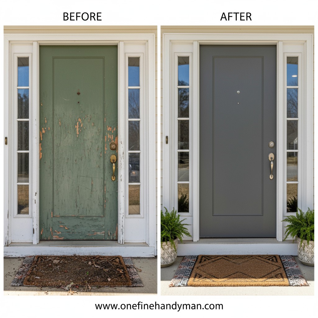 Pre-Sale Home Improvement Services Before After doors